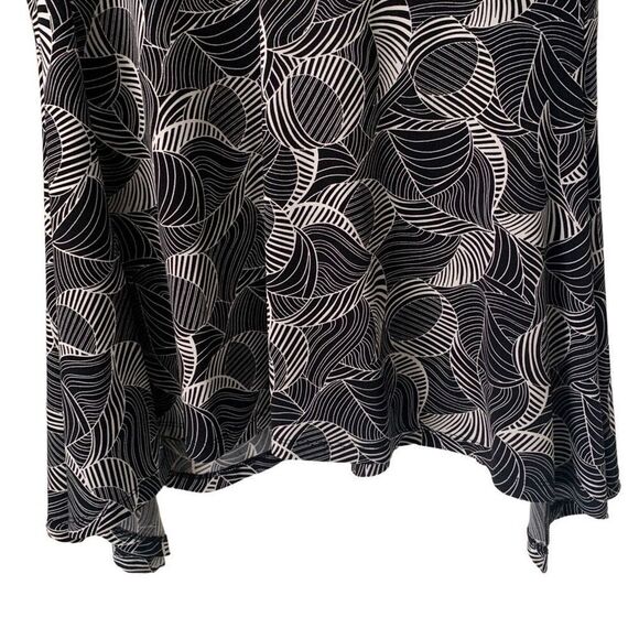 Pre Owned Women’s Chaus New York Long Sleeve Blouse Sz Lg Abstract City Style - Picture 5 of 8